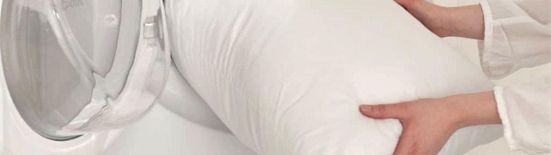 Clean pillows in the washing machine