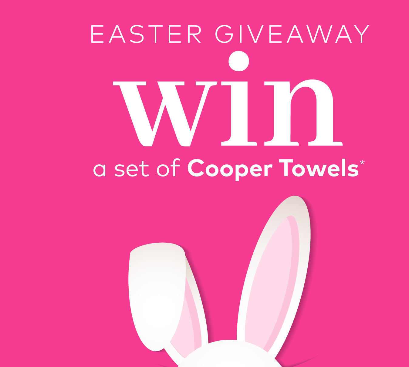 WIN a Cooper Towel Set this Easter